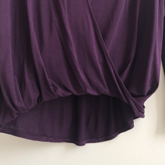 Michael Stars V Neck Blouson Tee - Picture 8 of 8